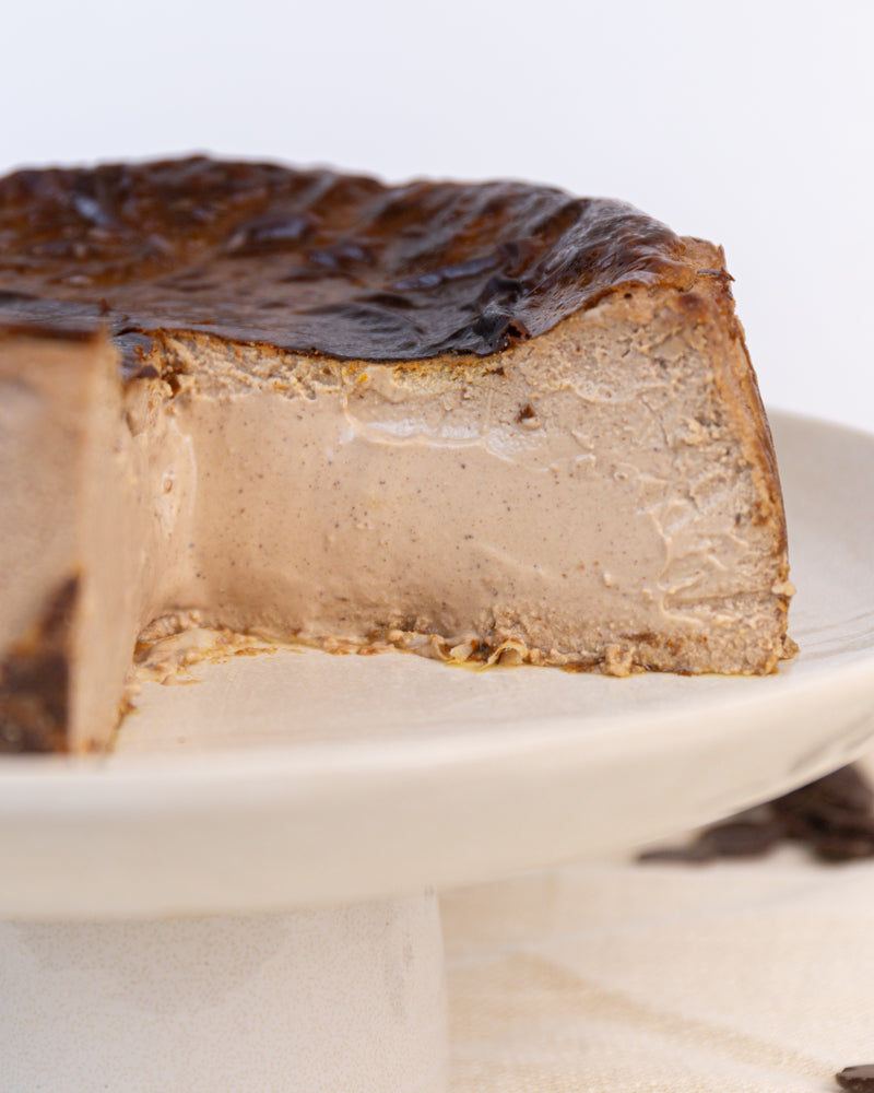 tarta de queso y brownie