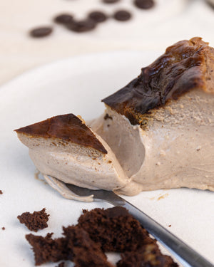 tarta de queso y brownie