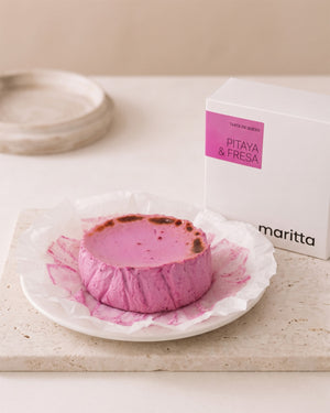 Tarta de queso con Fresa y Pitaya