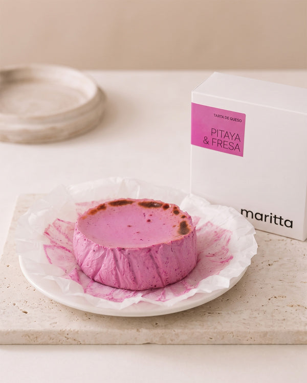 Tarta de queso con Fresa y Pitaya